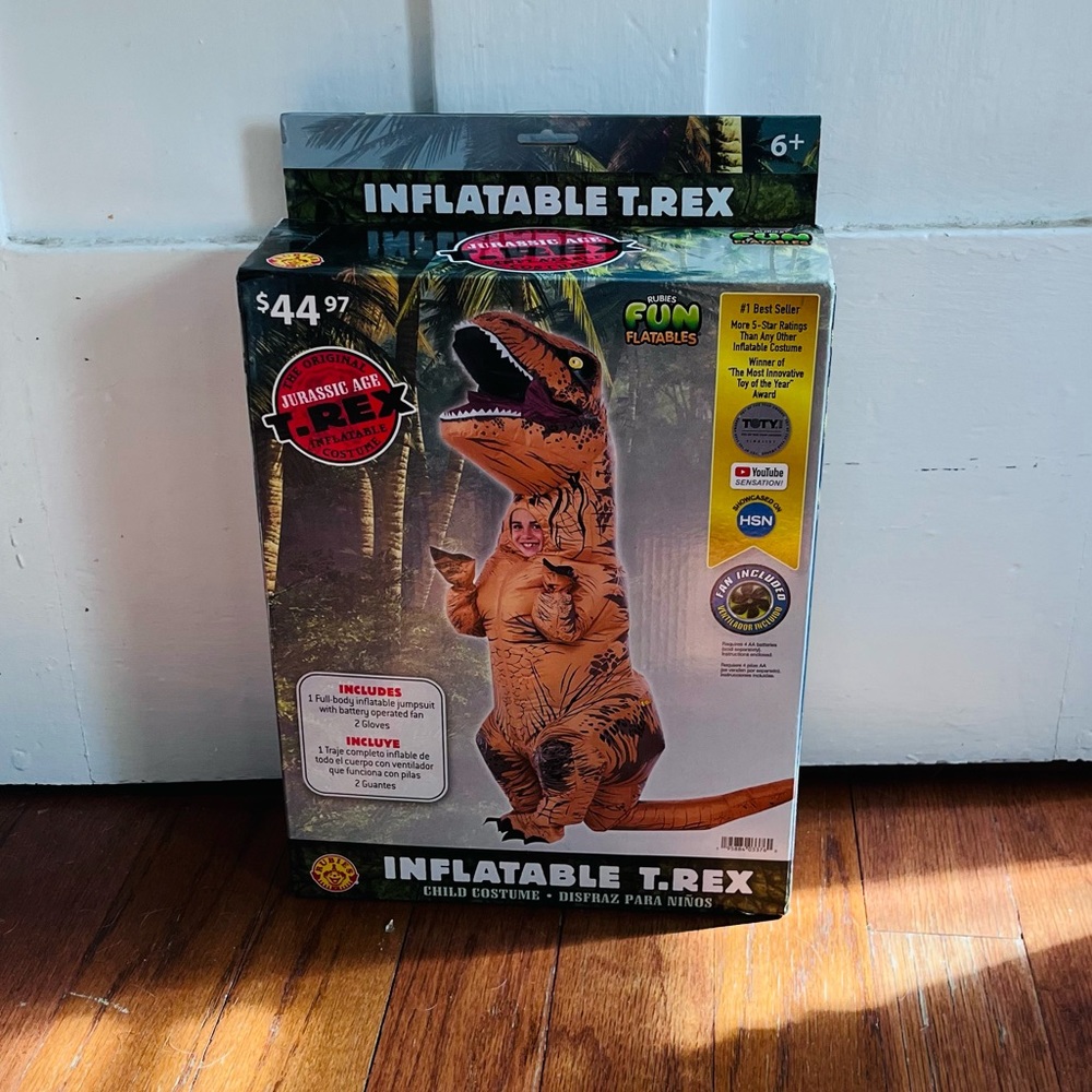 Inflatable Child Dinosaur Costume